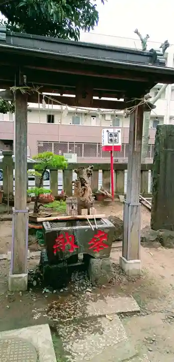 白幡神社の手水舎