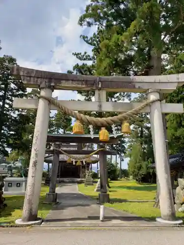  山見八幡宮の鳥居