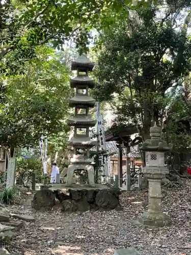 八百富神社の塔