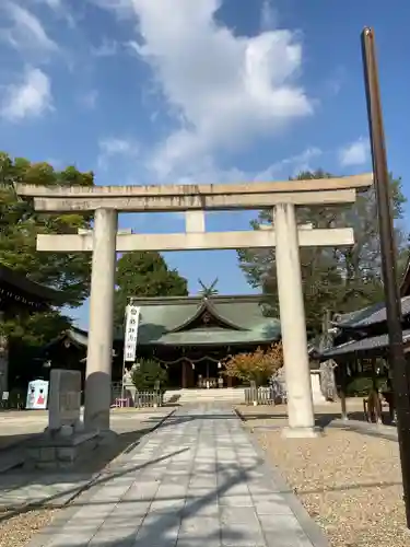 伴林氏神社の鳥居