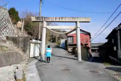 伊久智神社の鳥居