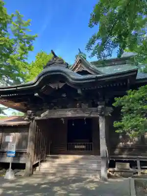 亀田八幡宮の本殿・本堂