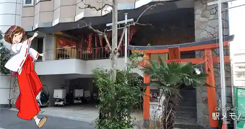 初音森神社の鳥居