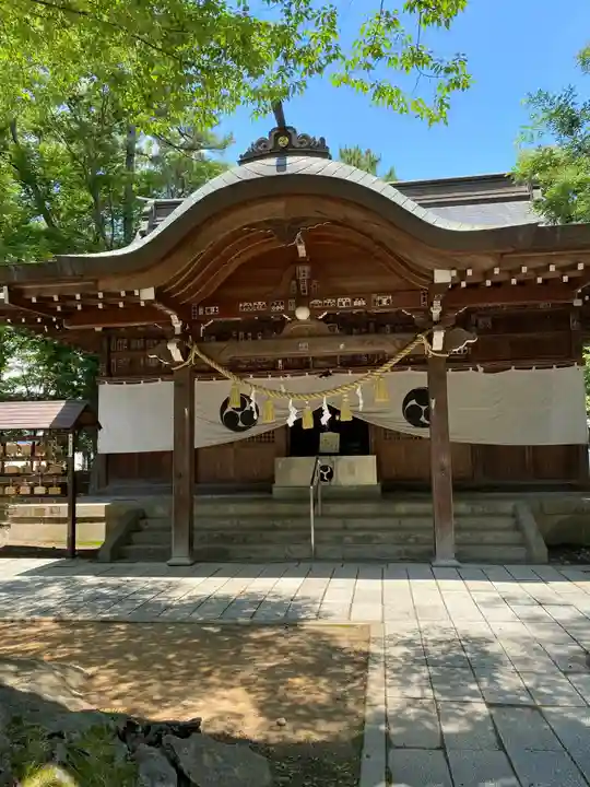 川中島古戦場八幡社の本殿・本堂