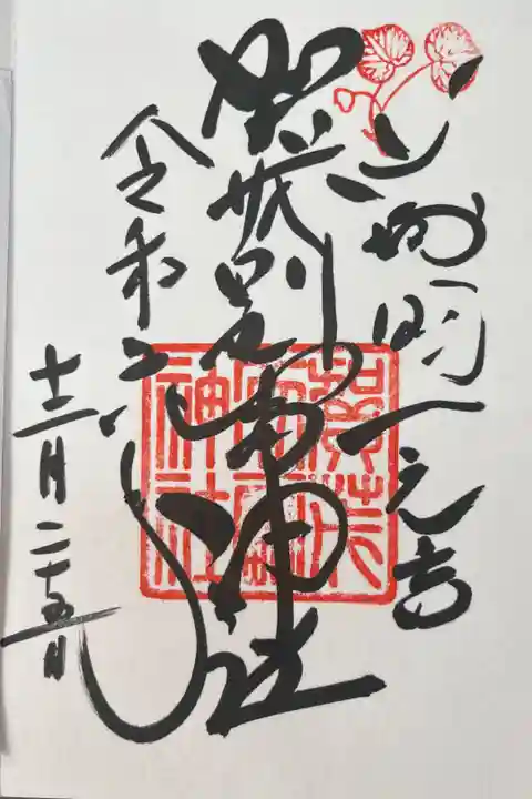 一ノ宮の文字書かれてます。