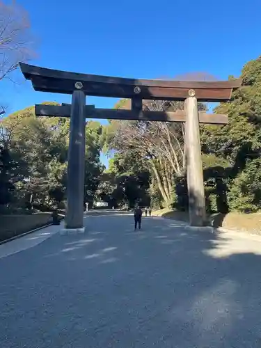 明治神宮の鳥居