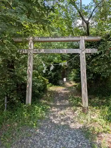 咳嗽神社の鳥居