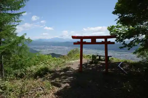 大和田神社　奥宮の鳥居