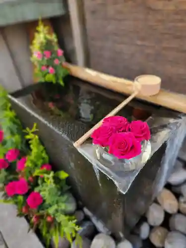 上尾御嶽神社の手水