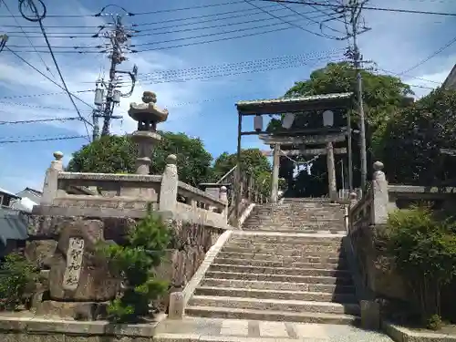 阿智神社の鳥居