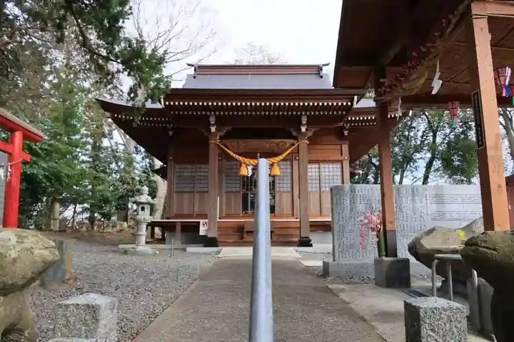 阿久津「田村神社」(郡山市阿久津町)旧社名:伊豆箱根三嶋三社の本殿・本堂