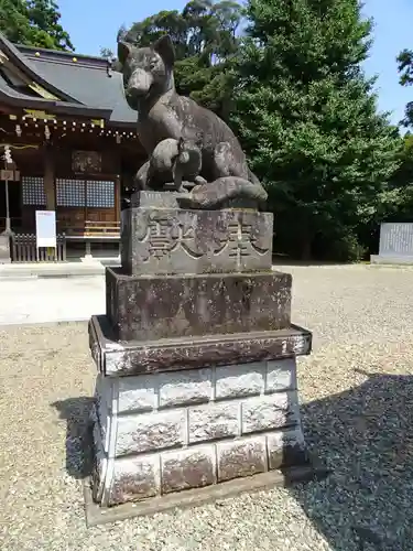 女化神社の狛犬