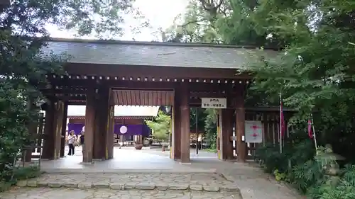 阿佐ヶ谷神明宮の山門・神門