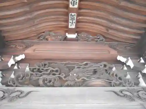 白旗神社の芸術