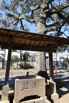 下石神井天祖神社の手水舎
