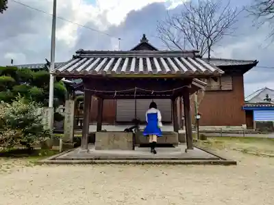 高良神社の手水舎