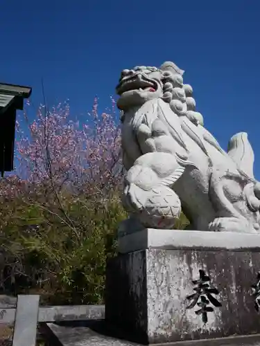 山梨縣護國神社の狛犬