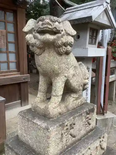 榊森白山社の狛犬