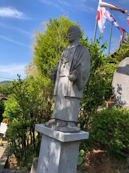横浜御嶽神社の像