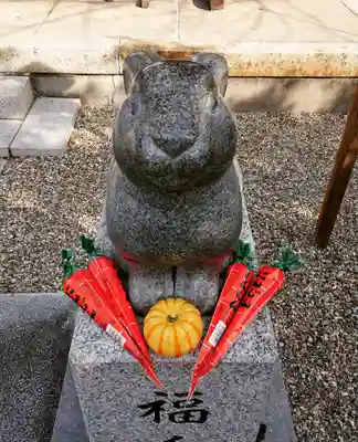 三輪神社の狛犬