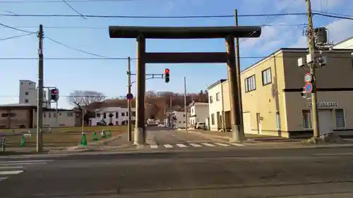 網走神社の鳥居