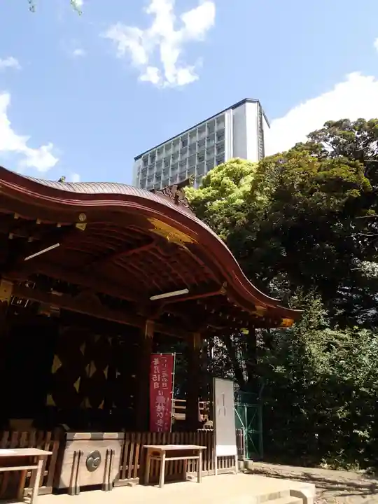 渋谷氷川神社の本殿・本堂