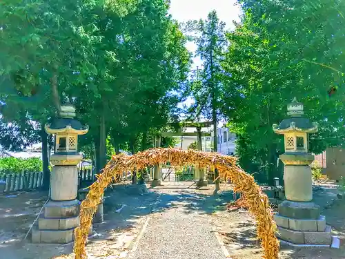 東條八幡社の鳥居