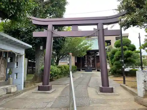 桜森稲荷神社の鳥居