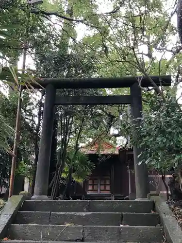 白山神社の鳥居