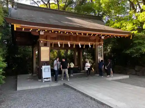 寒川神社の手水舎