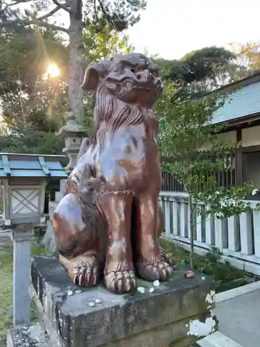 大洗磯前神社の狛犬