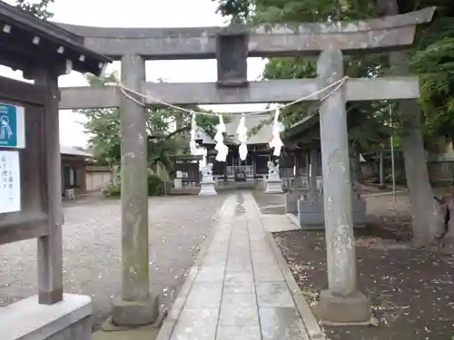 森野住吉神社の鳥居