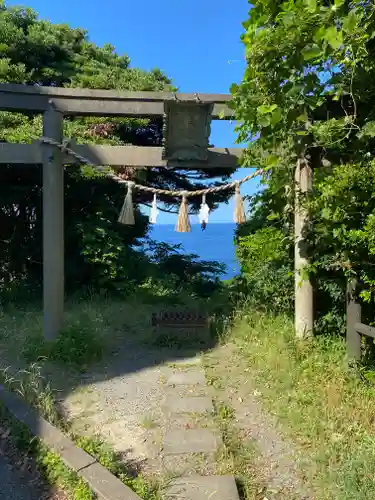 沖之御前地之御前遥拝所の鳥居