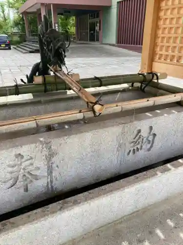 生國魂神社の手水