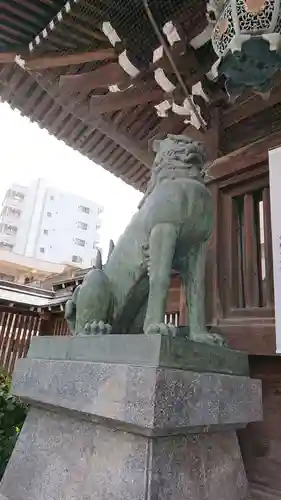 櫛田神社の狛犬