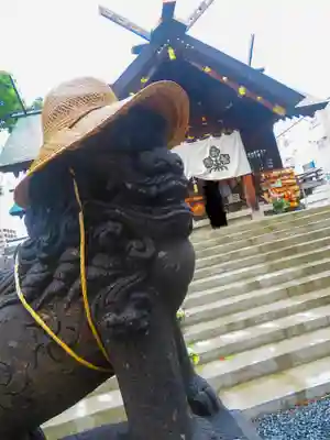札幌諏訪神社の狛犬