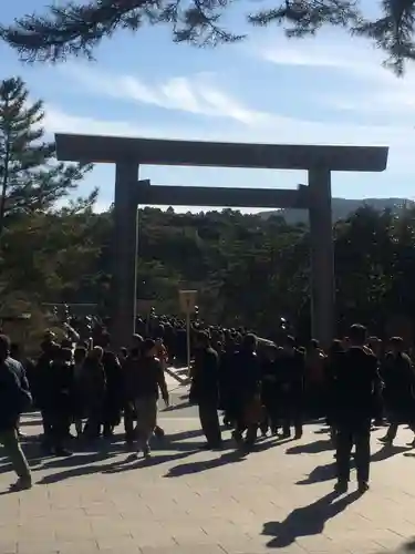 伊勢神宮内宮（皇大神宮）の鳥居