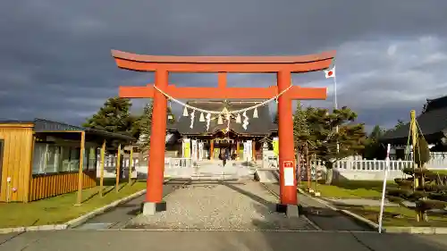 美瑛神社の鳥居