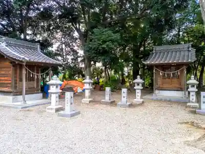 八劔社（上重原八劔社）の末社・摂社