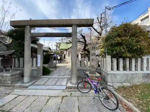 神明神社の鳥居