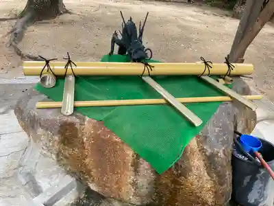 甲子園八幡神社の手水舎