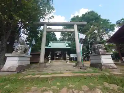 新田神社の鳥居