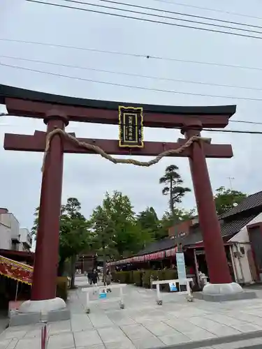 笠間稲荷神社の鳥居