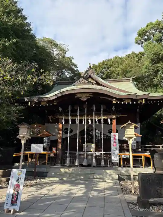 鎮守氷川神社の本殿・本堂