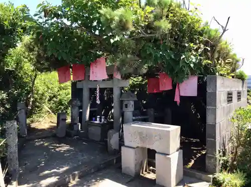 楫の三郎山神社の手水舎