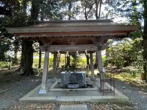 朝日森天満宮の手水舎