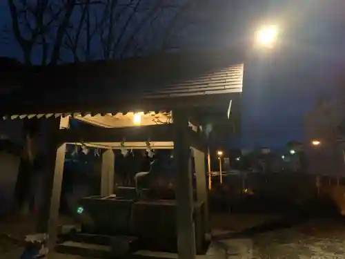 釧路一之宮 厳島神社の手水舎