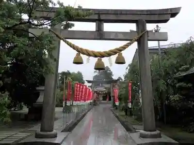 越中稲荷神社の鳥居