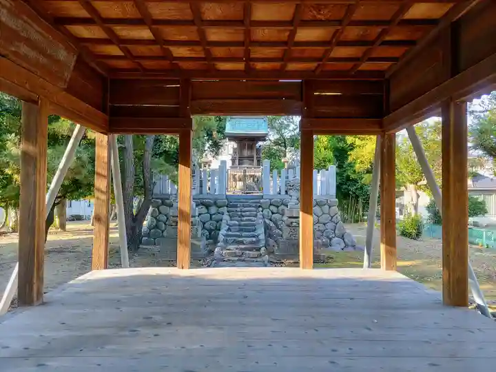 八幡社の本殿・本堂