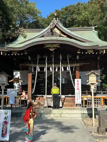 鎮守氷川神社の本殿・本堂